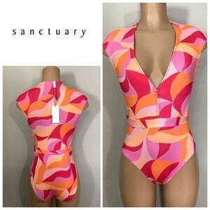 New. Sanctuary colorful Geometric one piece. Small. Retails $125
